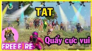 [Free Fire] Cả quân đoàn TAT xếp hình trong game cực vui 😂| StarBoyVN