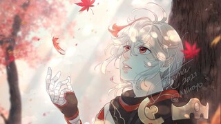 【SpeedPaint】- [Scarlet Leaves] Kazuha from Genshin Impact