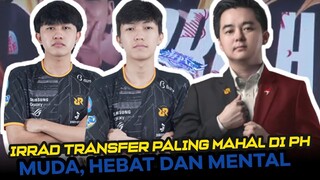 PAK AP BLAK BLAKAN SOAL HARGA TRANSFER RRQ IRRAD PALING MAHAL DI FILIPINA, MEKANIKNYA MEMANG DIAKUI