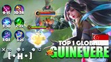 Lady Crane Perfect Gameplay! 98% Map Controlled | Top 1 Global Guinevere Gameplay ( • ʜ • ) ~ MLBB