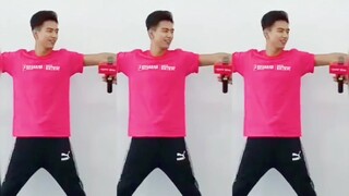 [Li Xian] Teacher Li Xian in the deadly Barbie pink teaches you the full version of aerobics, you wi