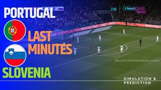 Last minutes ⚽ Portugal vs Slovenia 🏆 EURO 2024 | Video game simulation