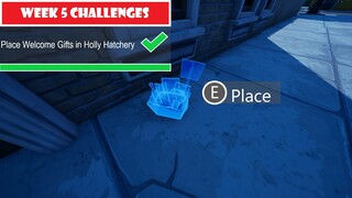 Place Welcome Gifts in Holly Hatchery