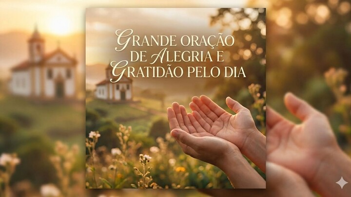 Grande Oração de alegria e gratidão pelo dia. Agradeço o Senhor 🙏🙏🙏