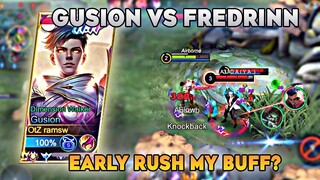 Gusion vs Fredrinn, Early Rusuh Buff Gua Ketemu Wanwan Jago Juga wkwkk