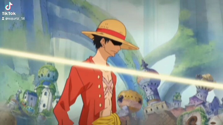 Momen Wow Luffy