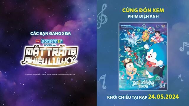 Doraemon Movie 2019: Nobita Và Mặt Trăng Phiêu Lưu Ký - Phim Điện Ảnh Lồng Tiếng