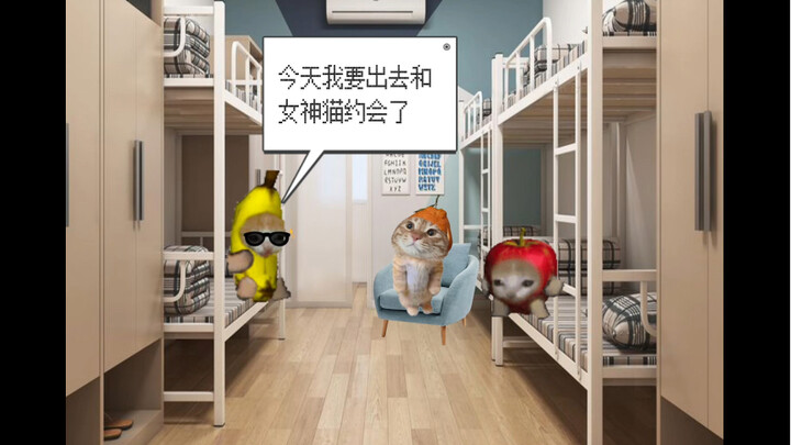 Banana Cat’s First Date