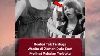beginilah reaksi orang jaman dulu ketika diperlihatkan pakaian ketat