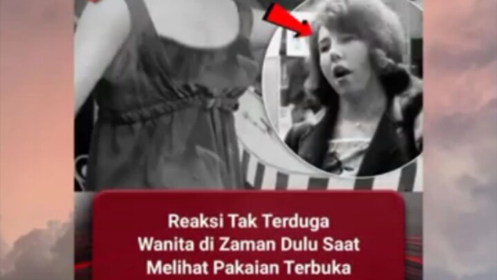 beginilah reaksi orang jaman dulu ketika diperlihatkan pakaian ketat