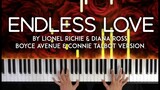 Endless Love (Lionel Richie & Diana Ross) Boyce Avenue version piano cover  lyrics | sheet music