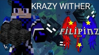 KRAZY WITHER | FilipinzSMP S3 EP7 ( Filipino Minecraft SMP )