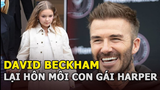 David Beckham lại hôn môi con gái. Harper, đáp trả thế nào khi bị chỉ trích?