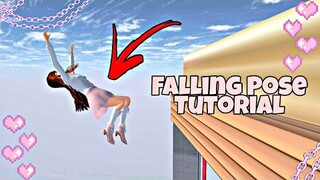 FALLING POSE TUTORIAL | Sakura School Simulator | Gweyc Gaming