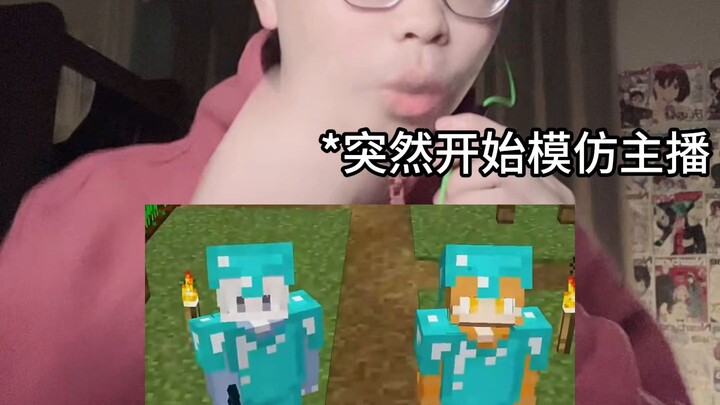 Saat kamu bermain Minecraft dan bertemu dengan dirimu saat kecil