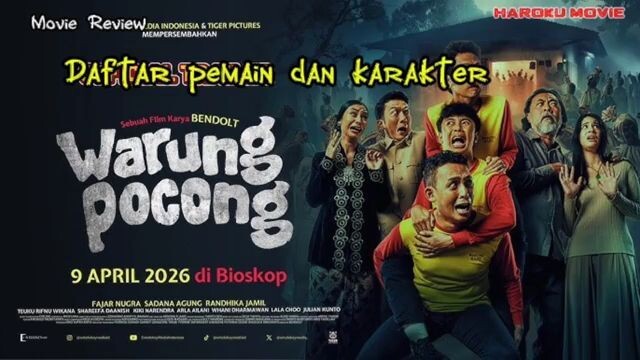 Daftar pemain dan karakter film horror komedi Warung Pocong  2026
