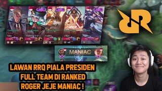 LAWAN RRQ ROSTER PIALA PRESIDEN ! SEBERAPA KUAT MEREKA? - Mobile Legends