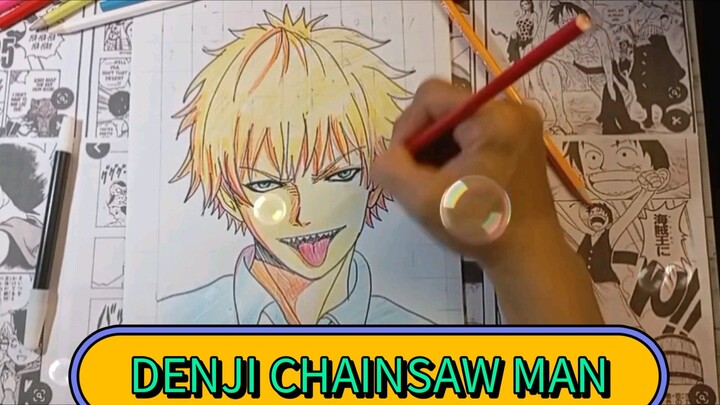 denji si chaimsaw man art