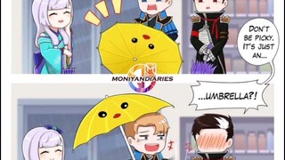 May I borrow your umbrella? ☔ #mlbbmeme #mobilelegends_id #moblielegends #like #fypシ