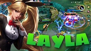 BUILD TOP 1 GLOBAL LAYLA☠️ - MOBILE LEGENDS