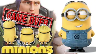 Minions The Rise of Gru DESTROYS Lightyear | GAME OVER Disney Pixar | Box Office