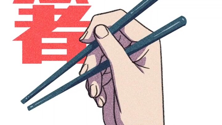 【kawaiisensei】How to draw someone holding chopsticks? One video is all you need!
