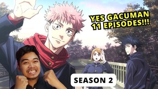 JUJUTSU KAISEN SEASON 2 BERAPA EPISODE?