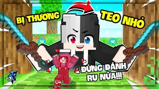 Minecraft nhưng Bạn Sẽ Teo Nhỏ Khi Bị Thương | Siro Bị Noob Ruby Quýnh Đến Phát Khóc