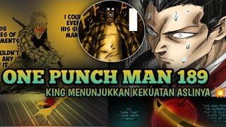 ATOMIC SAMURAI PANIK MELIHAT KING MENUNJUKKAN KEKUATAN ASLINYA 😱| REVIEW ONE PUNCH MAN CHAPTER 189