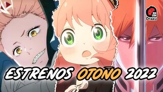 ESTRENOS ANIME TEMPORADA OTOÑO 2022 | Rincón Otaku