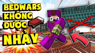 KHANGG THỬ THÁCH BEDWARS KHÔNG NHẢY VÀ DI CHUYỂN BẰNG CẦU THANG SIÊU KHÓ TRONG MINECRAFT PVP