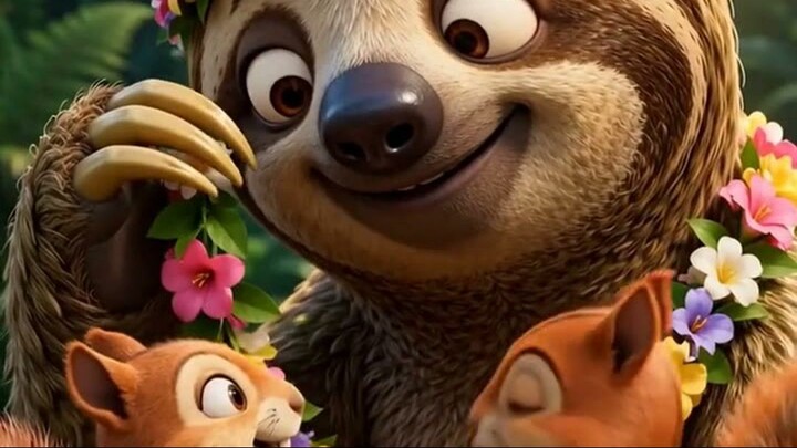 The Sloth's Flower Crown 🦥🌸 | AI Animated Short