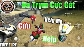 [Garena Free Fire] 500 Anh Em Dùng Xe Săn Lùng Đá Trym Cực Gắt | Lưu Trung TV