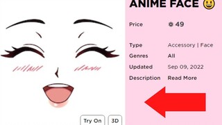 ใบหน้าอนิเมะใหม่ใน ROBLOX 😯😳