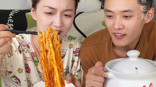 On the first day of their cold war, the couple ate separately—thinking you’d compete with me every d