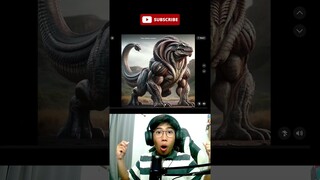 ULAR COBRA DI CAMPUR T REX 🐍🌌🦖 #t-rex #cobra #chatgpt4 #collab