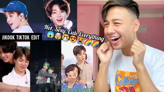 JiKook (Jimin Jungkook) BTS #59 Tiktok Compilation | Tiktok Edit | Real Size | REACTION