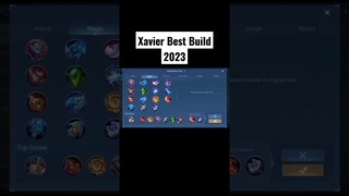 XAVIER BEST BUILD 2023 | TOP 1 GLOBAL XAVIER BUILD | XAVIER - MOBILE LEGENDS | MLBB #shorts #mlbb