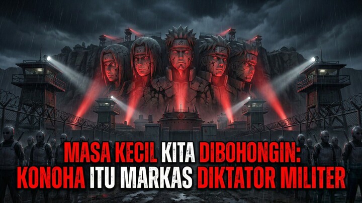 🚨 MASA KECIL KITA DIBOHONGIN: Konoha Itu Markas Diktator Militer (Bukan Desa Damai)