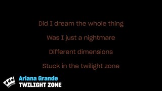 Ariana Grande - twilight zone (Karaoke Version)