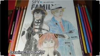 Timelapse Drawing Spy x Family