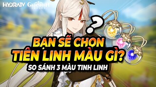 Bạn Sẽ Chọn Tiên Linh Màu Gì? So Sánh Các Màu Tiên Linh Nhỏ Bé Genshin Impact | Kho báu mất dấu