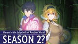 Harem in the Labyrinth of Another World Season 2 Release Date & Possibility?