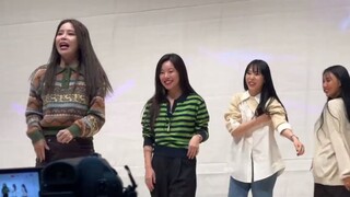 221020 签售会上四姐的ILLELLA接力舞蹈！