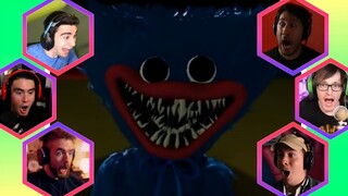 Gamers React to : Huggy Wuggy [Poppy Playtime]