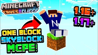 How To Download One Block SkyBlock For MCPE 1.16+ / 1.17+ | One Block SkyBlock Map For Minecraft PE