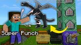 How to get a Super Punch Power in Minecraft using Command Block Tricks