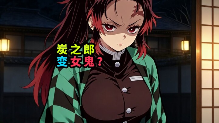 Has Tanshiro Been Turned Into a Female Ghost? A Bizarre Demon Slayer Fan Creation!
