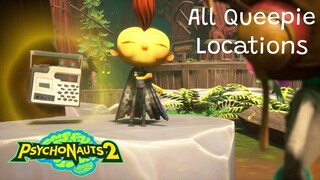 All Queepie Locations (Dance, Baby, Dance Trophy) - Psychonauts 2 (PS5)[1080p60fps]