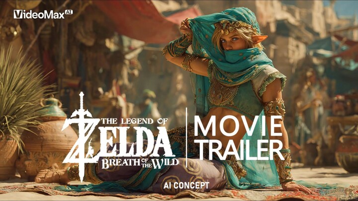 【ตำนานเซลด้า: ลมหายใจแห่งธรรมชาติ】ตัวอย่างภาพยนตร์คนแสดง AIconcept